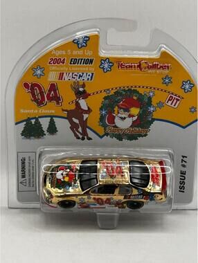 Team Caliber 2004 Edition Santa Claus Holiday Gold Chrome 1/64 Diecast Car